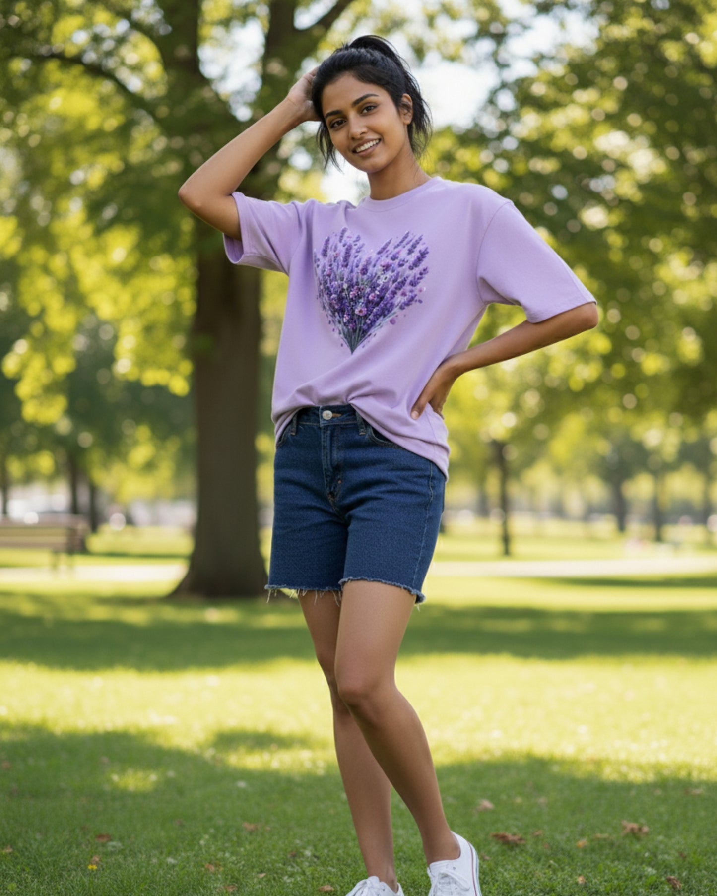 Floral Bliss Oversized Tee