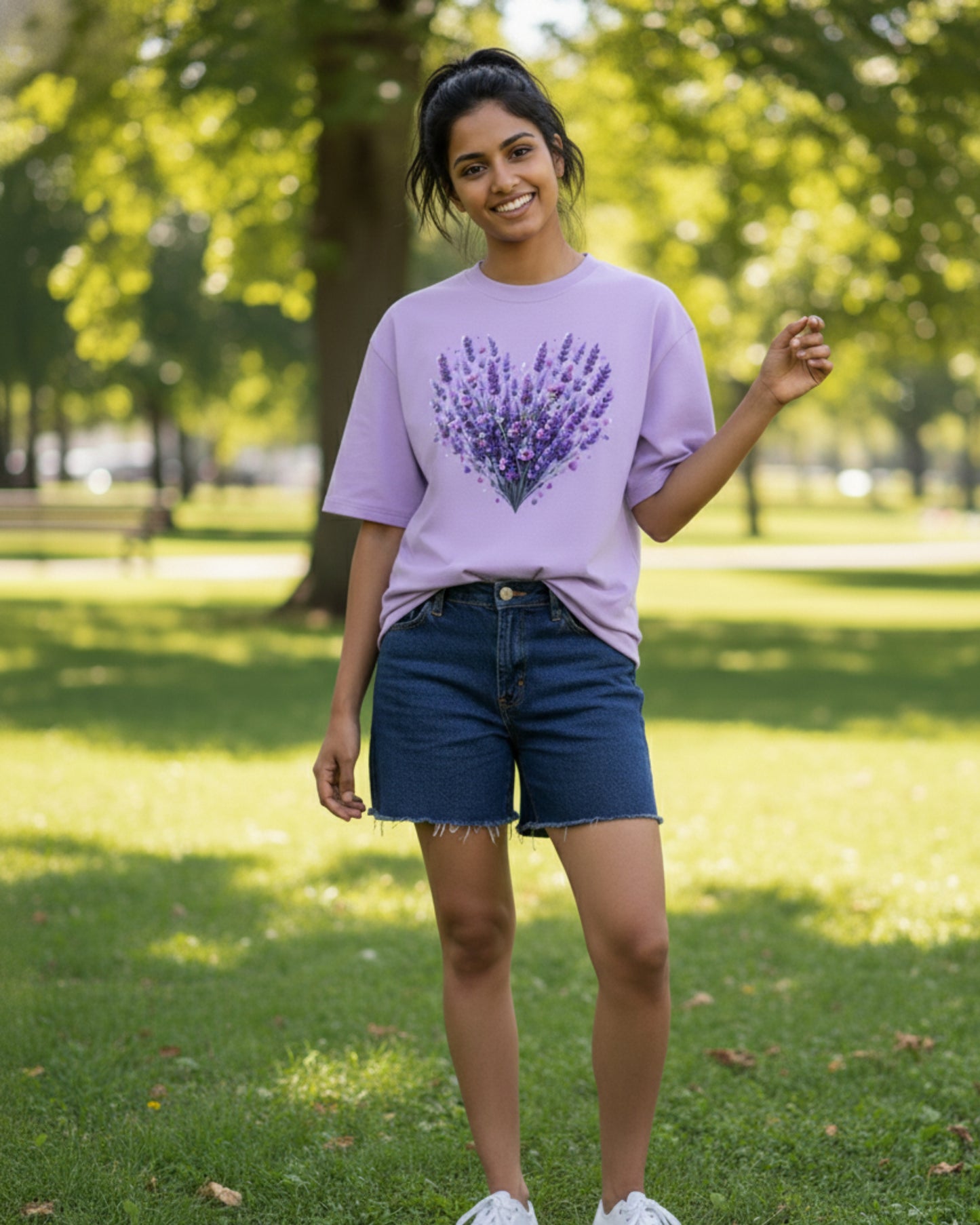 Floral Bliss Oversized Tee