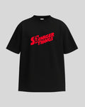 Stranger Things Oversized Tee – Hawkins Is Cursed Edition
