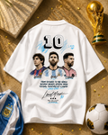 LM10 ERA Oversized T-Shirt – Football Legend Tribute